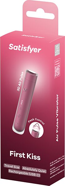 Satisfyer First Kiss luchtdrukvibrator met drukgolven