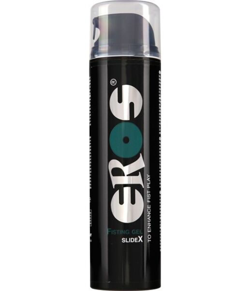 Flacon met pompje van het glijmiddel Eros Fisting Gel SlideX, 200 ml