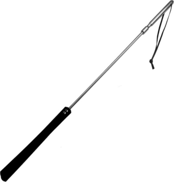 Rijzweep Metal Hard 70 cm met tweezijdige kop en metalen handvat met lus