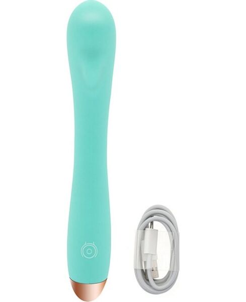 G-spot vibrator S Pleasures G Spot Turquoise in de kleur turquoise