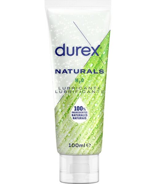 Verpakking van 100 ml Durex Naturals Intimate Gel glijmiddel