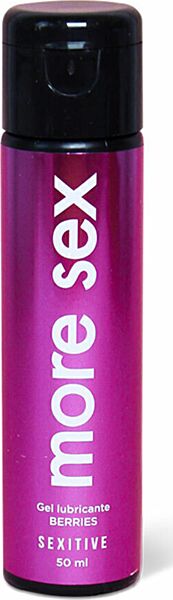 Glijmiddelgel op waterbasis Sexitive More Sex, verpakking van 50 ml