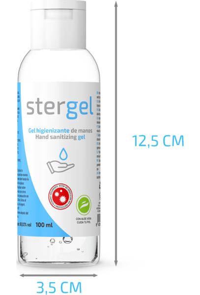 Stergel 100 ml handgel met alcohol voor de handen