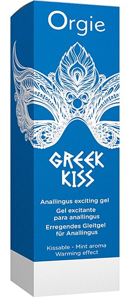 Flacon met doseerpomp van de Orgie Greek Kiss gel, 50 ml
