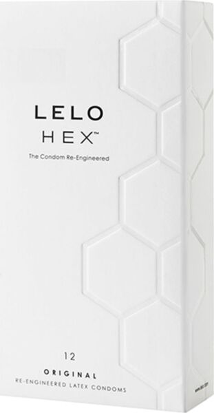 Doos condooms LELO HEX Original met 12 stuks