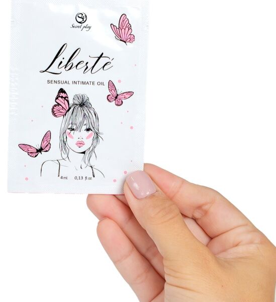 Sachet van de hydraterende intieme olie Secret Play Liberté