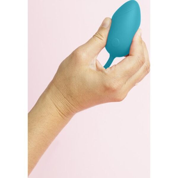 Vibrerend ei S Pleasures Odette in pastellila met afstandsbediening