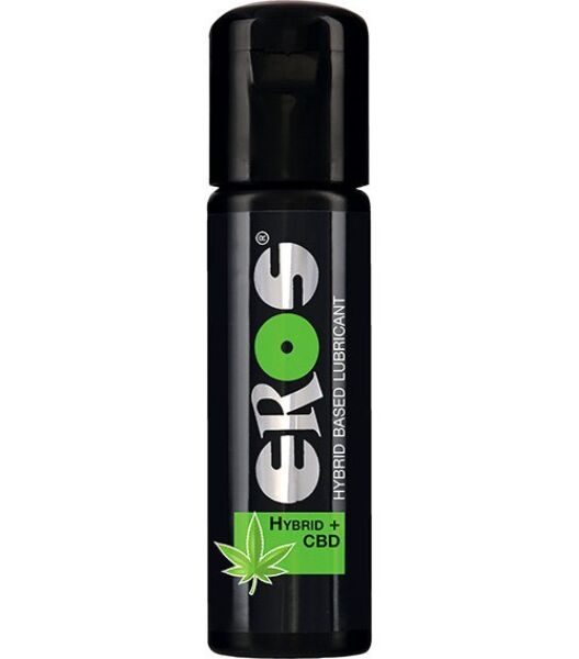 Flacon Eros Hybrid + CBD hybride glijmiddel van 100 ml