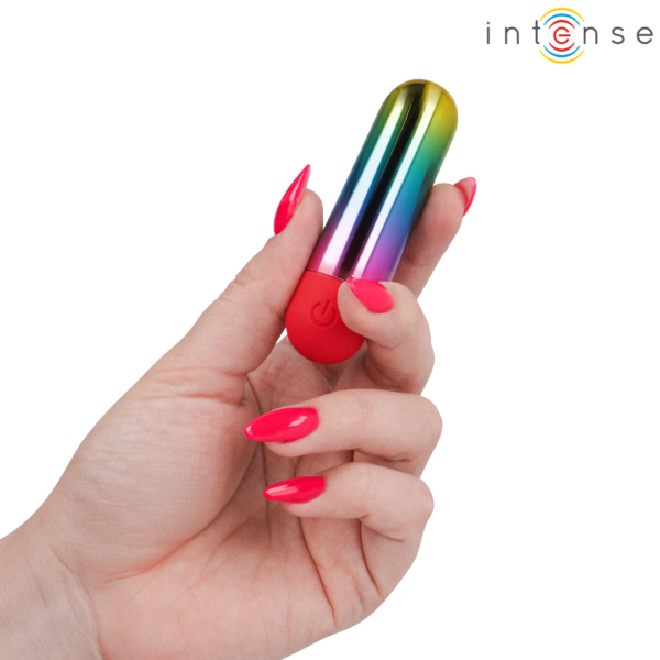 Bullet vibrator Intense Debbie Rainbow met veelkleurige regenboogafwerking