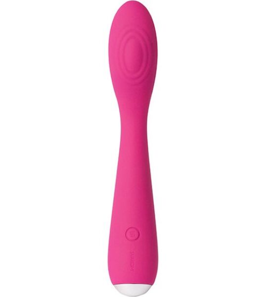 G-spot vibrator SVAKOM Iris in de kleur pruim, met lepelvormige kop