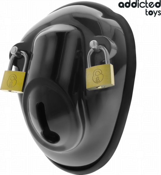Schelpvormige peniskooi Addicted Toys Locked, volledige controle