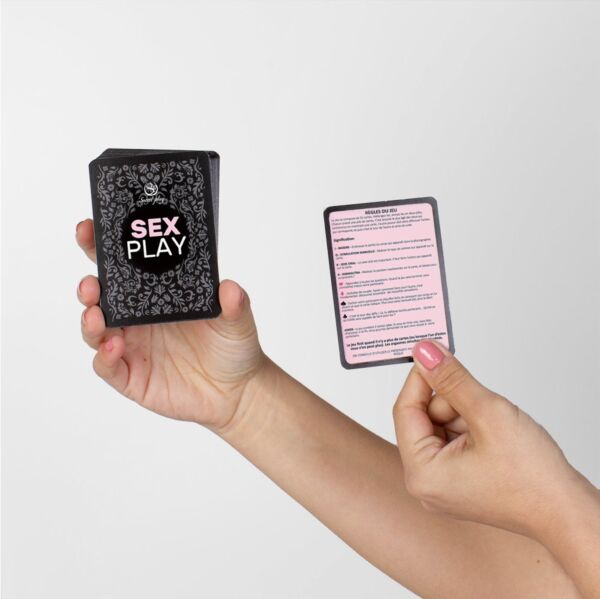Erotisch kaartspel Secret Play Sex Play FR/PT, met doos