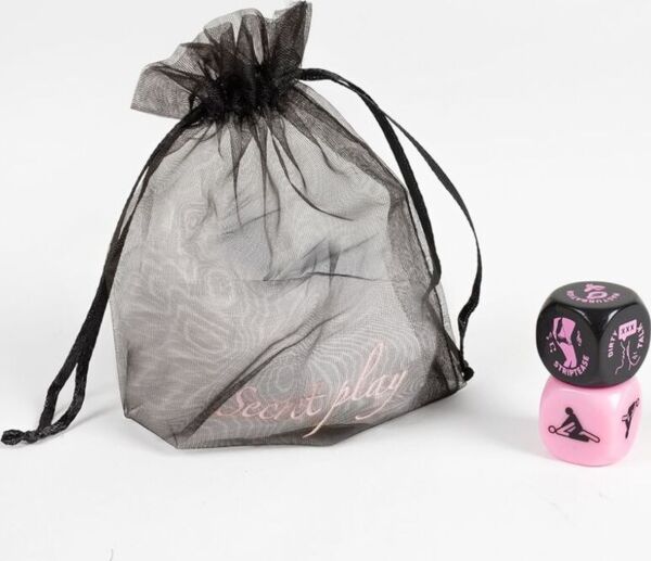 Set van twee erotische dobbelstenen Secret Play Foreplay Fanatics
