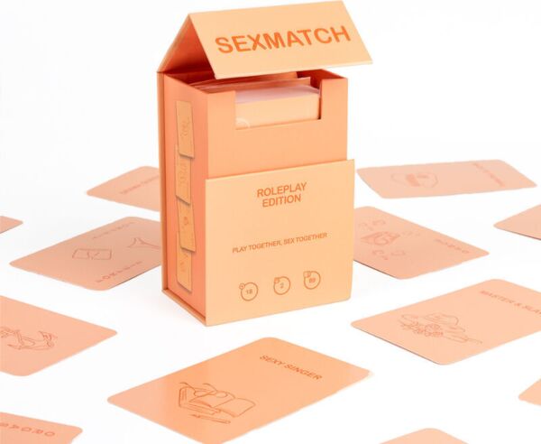 Kaartspel voor koppels Secret Play Sexmatch Roleplay Edition, met doos