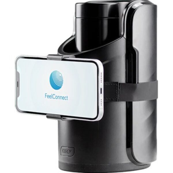 Telefoonhouder Kiiroo Keon 1 Phone Holder, zwart, met klittenband