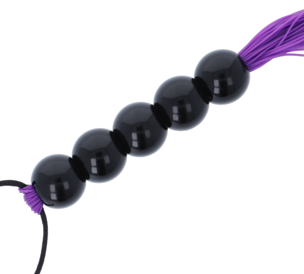 Darkness bondagezweep lila met handvat met grip