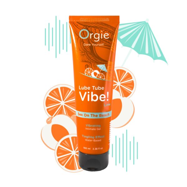 Tube van 100 ml met het glijmiddel Orgie Lube Tube Vibe Sex On The Beach