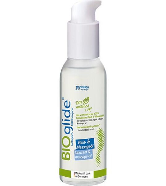 BIOglide 125 ml van Joydivision, glijmiddel en massageolie