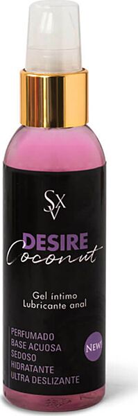 Verpakking van 75 ml van het glijmiddel Sexitive Desire Coconut met kokosgeur