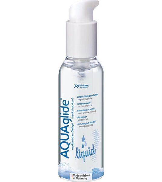 Fles Joydivision AQUAglide liquid glijmiddel van 125 ml