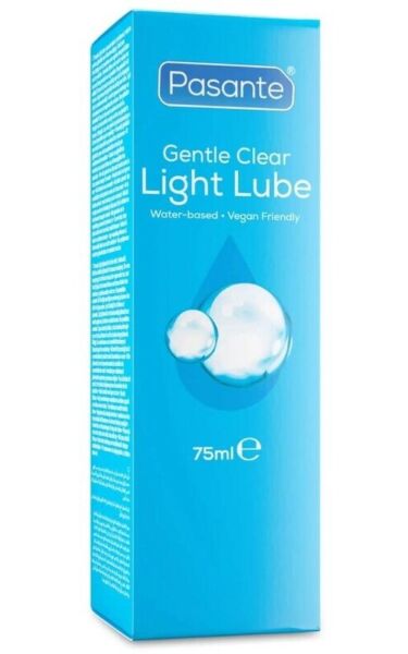 Pasante Light Lube glijmiddel op waterbasis in een verpakking van 75 ml