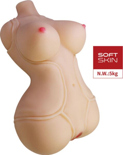 Masturbator torso Crazy Bull Diana met vaginale en anale opening