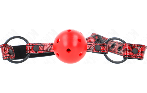 Ballgag Kink 4,5 cm met riem