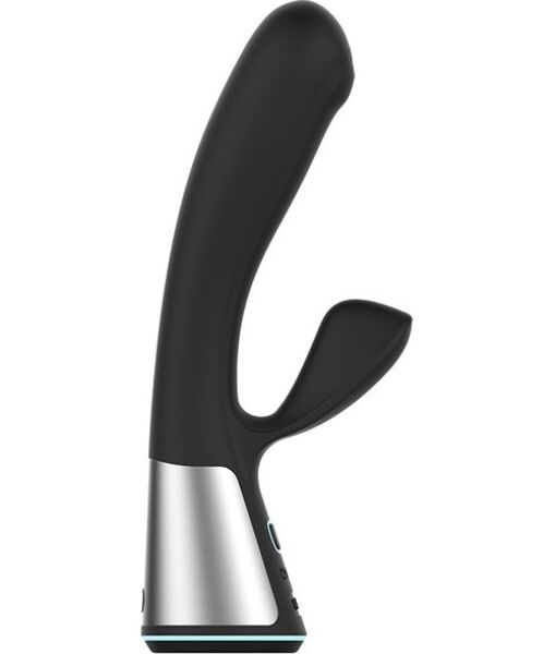 Dubbel stimulerende vibrator Kiiroo Fuse Black, in zwart