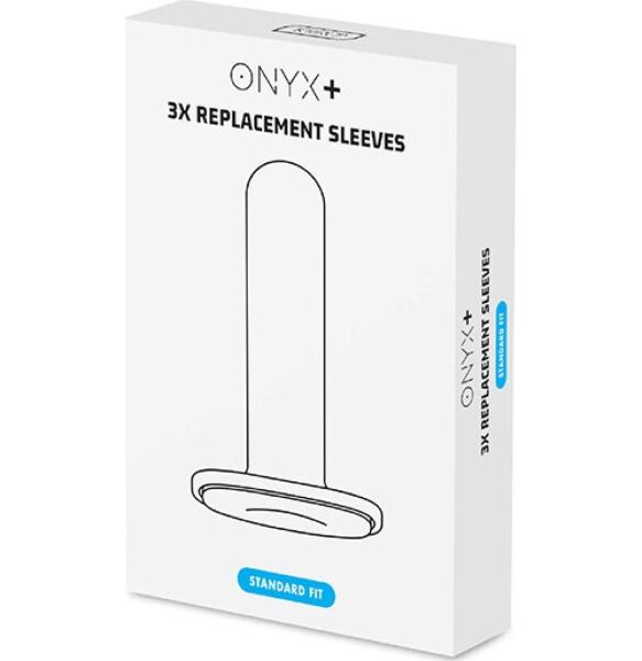 3-pack vervangende hulzen Kiiroo Onyx+ Standard Fit, wit