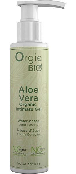 Orgie Bio Aloe Vera intiem glijmiddel 100 ml in pompfles