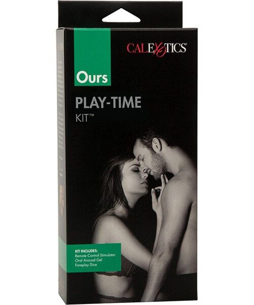 Erotische set Calexotics Ours Weekender met vibratie-ei, afstandsbediening, stimulerende gel en drie dobbelstenen