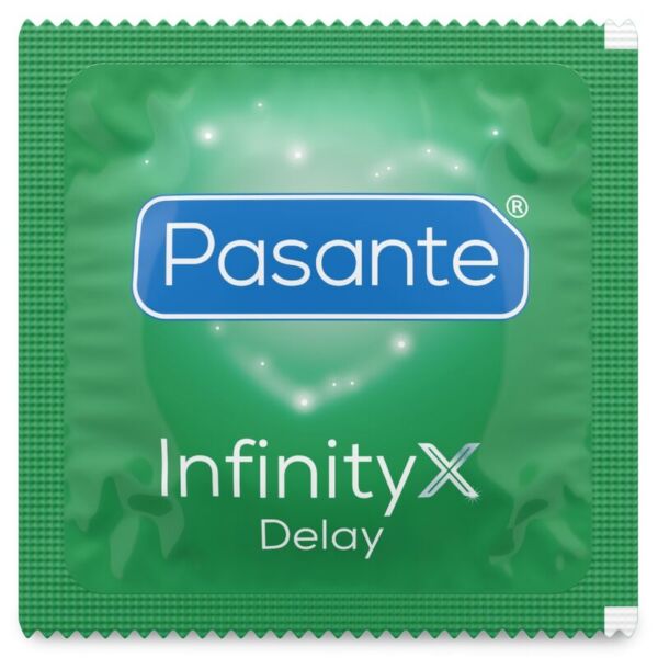Doos met 12 vertragende condooms Pasante Infinity Delay