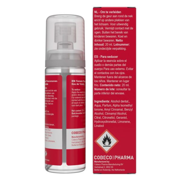Parfum met feromonen Cobeco Feromonas in het flacon van 20 ml