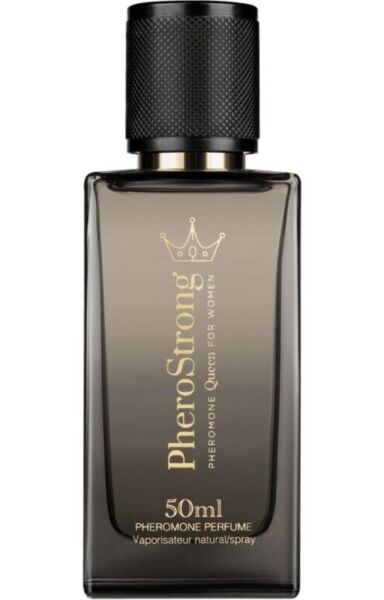 Flacon van het parfum met feromonen PheroStrong Queen voor vrouwen, 50 ml