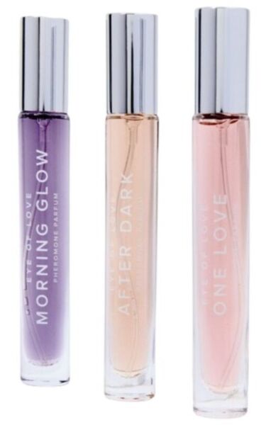 Parfumset met feromonen Eye Of Love EOL PHR Set/3, met drie flesjes van 10 ml
