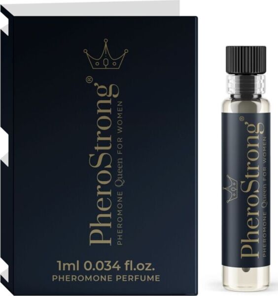 Flesje van 1 ml van het feromonen parfum PheroStrong Queen voor vrouwen