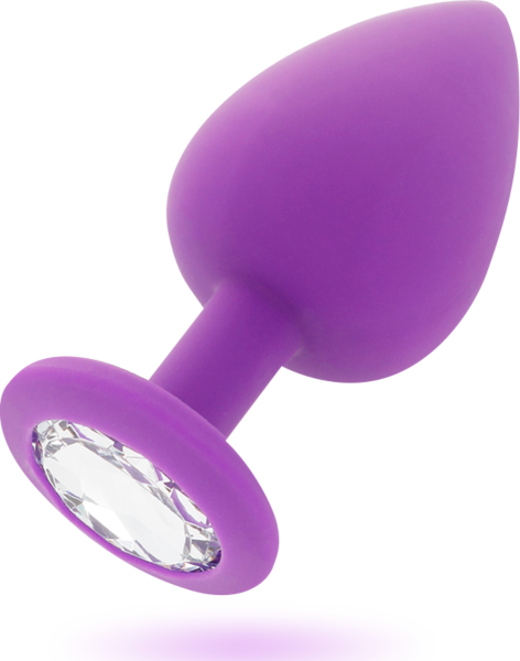 Intense buttplug 8 cm met conische punt en diamantvormige basis