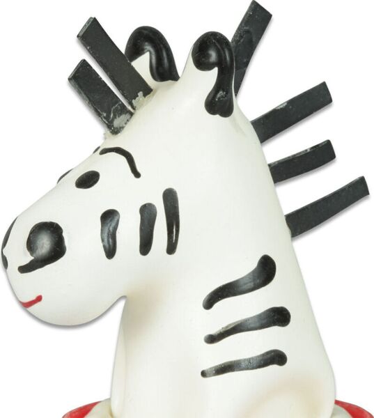 Met de hand beschilderd decoratief condoom Condomerie Zebra