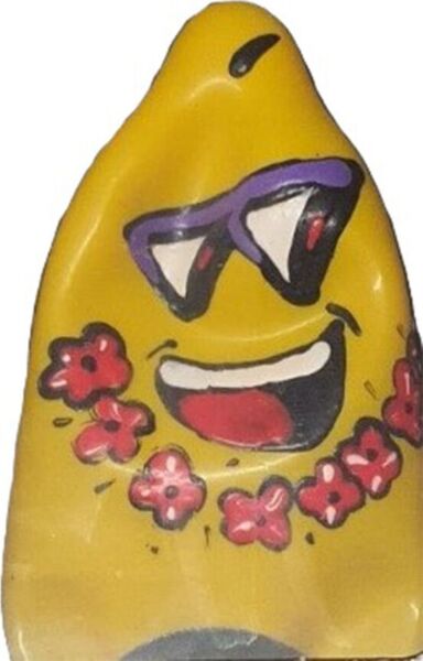 Fopcondoom Condomerie Friki Tiki XL, handbeschilderd