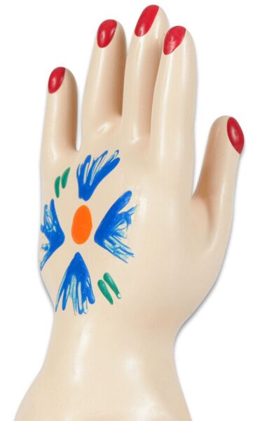 Fopcondoom Condomerie Handmodel 1, met de hand geschilderd