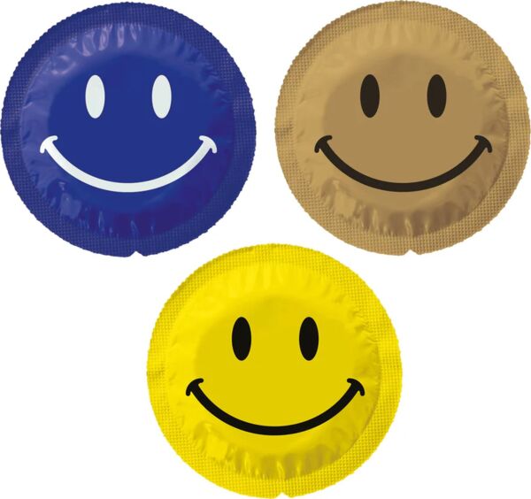 Doos Exs Smiley condooms met 12 stuks