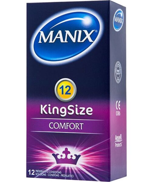 Doos Manix King Size condooms met vanillegeur