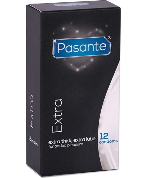 Doosje met 12 Pasante Extra Safe condooms