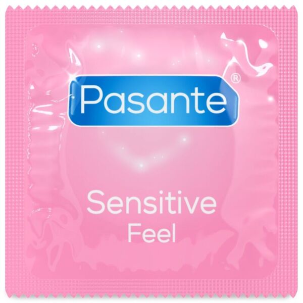 Doos met 144 Pasante Sensitive Feel condooms