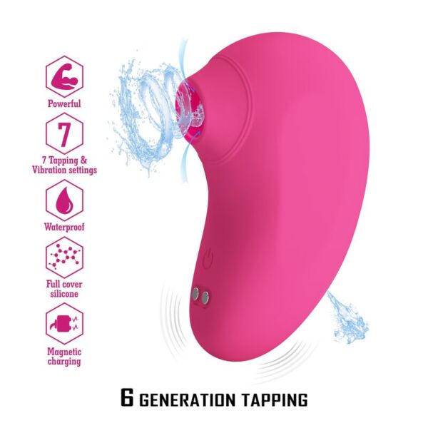 Luchtdrukvibrator met vibratie Pretty Love Arila in het roze