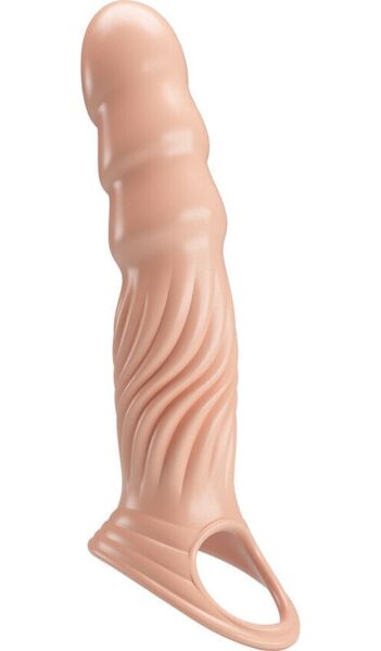 Penis sleeve Pretty Love BI-026263H, realistisch, met ballenband