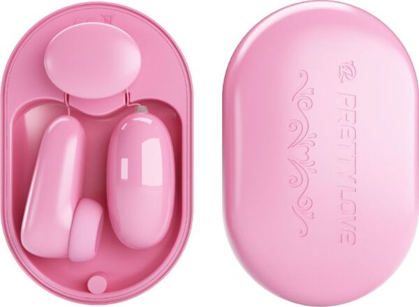 Bullet vibrator Pretty Love Magic Box met tikstimulator en bedrade bediening