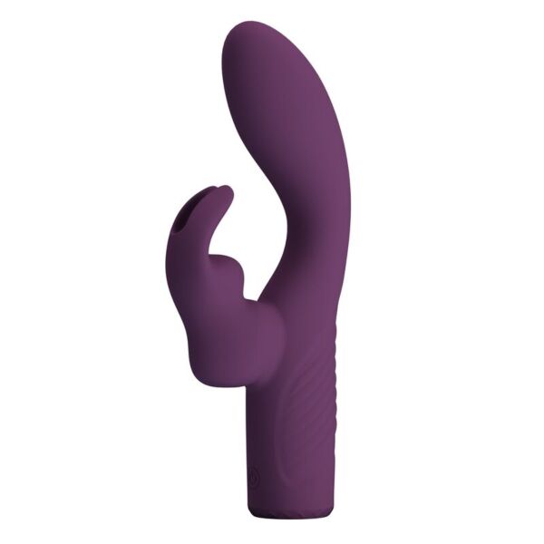 Rabbit vibrator Pretty Love Olivia van paarse siliconen, met de arm voor de clitoris