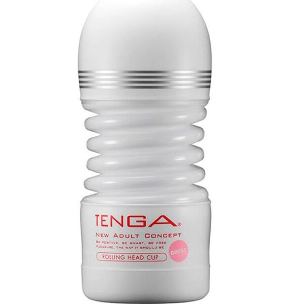 Tenga Rolling Head Cup masturbator voor eenmalig gebruik, in harmonicavorm
