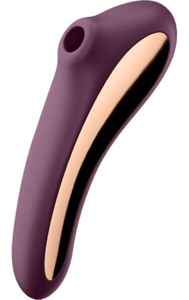 Luchtdrukvibrator Satisfyer Dual Kiss met gebogen trillende steel